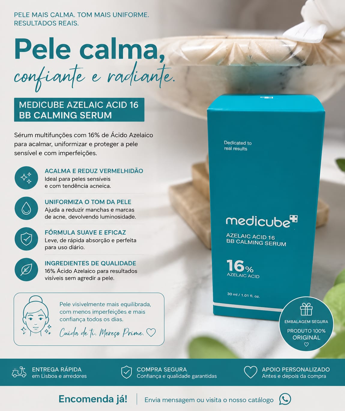 Medicube Azelaic Acid 16 – Sérum Calmante e Antimanchas