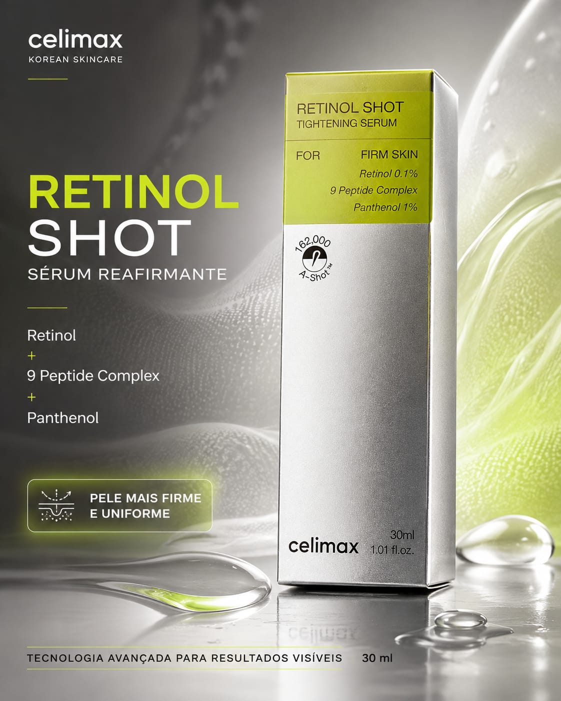 Celimax Retinol Shot Tightening Serum – Sérum de Retinol 30 ml
