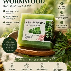 Sabonete de Artemísia Argy Wormwood – Limpeza Profunda | 100g